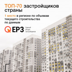 «Территория жизни» - лидер региона по объемам текущего строительства