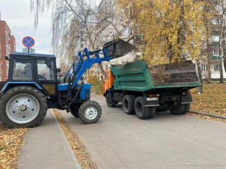 Ленинский район Пензы очистили от навалов мусора