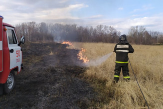 За сутки в Пензенской области пожарные ликвидировали семь возгораний 