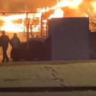 В Пензе ночной пожар в районе Юбилейной площади тушили 30 человек