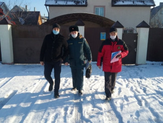 В частном секторе Пензы состоялся противопожарный рейд