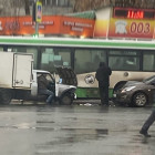 В Пензе улица Калинина встала в пробке из-за серьезного ДТП