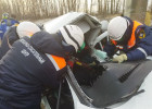 Появились шокирующие фото с места аварии с «Грантой» в Пензенской области