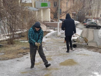 В Первомайском районе Пензы провели работы по благоустройству
