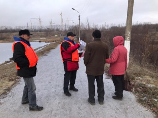 Пензенцам снова напомнили об опасности выхода на лед