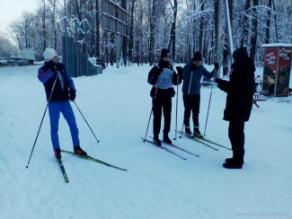 Пензенские школьники сдали норматив «бег на лыжах»