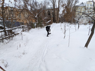 Ленинский район Пензы очистили от снега