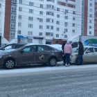 На улице Суворова в Пензе образовался затор из-за ДТП