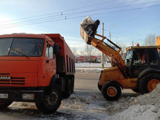 В Пензе очистили от снега дороги частного сектора