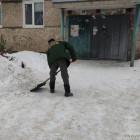 Ленинский район Пензы очистили от снега и наледи