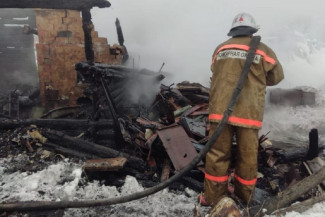 В Пензенской области погиб при пожаре пожилой мужчина