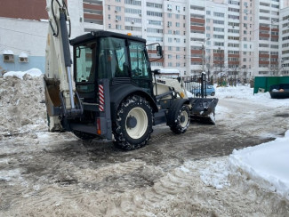 В Пензе очистили от навалов снега микрорайон Арбеково