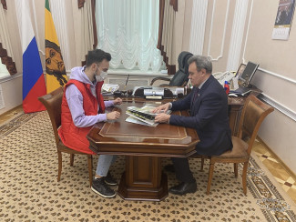 Валерий Лидин провел встречу с главой профильного комитета Молодёжного парламента