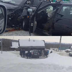 В Пензенской области в жесткой аварии изуродовало две легковушки
