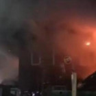 Опубликовано видео пожара с четырьмя погибшими в Пензе