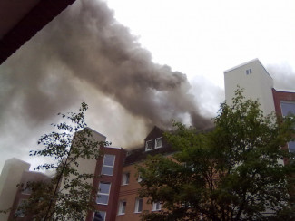 На улице Ладожской в Пензе загорелась многоэтажка, эвакуированы 15 человек
