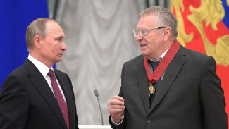 Владимир Путин выразил соболезнования в связи с кончиной Жириновского