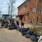 Ленинский район Пензы очистили от пыли и мусора