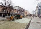 На улице Московской в Пензе готовят основание для мощения плиткой