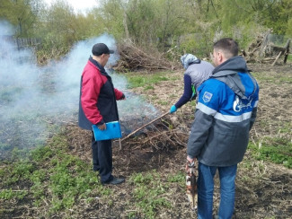 В пензенской Заре вновь провели противопожарный рейд
