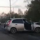 На дороге, ведущей в пензенскую Зарю, разбились две машины. ВИДЕО