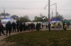 Появились фото с места жесткого ДТП с машиной «скорой помощи» в Пензе