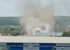 Серьезный пожар в Пензе: улицу Рябова заволокло дымом