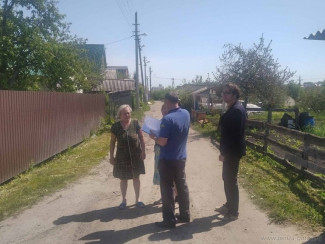 В Пензе напомнили о пожарной безопасности жителям улицы Онежской