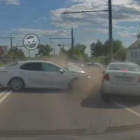 Момент столкновения трех машин в пензенской Терновке попал на видео