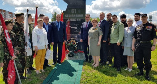 Председатель пензенского Заксобра открыл памятник воинам 61 стрелковой дивизии