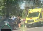 В центре Пензы под колеса иномарки попала девочка-подросток. ВИДЕО