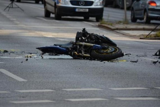В Пензенской области в жуткой аварии погиб мотоциклист