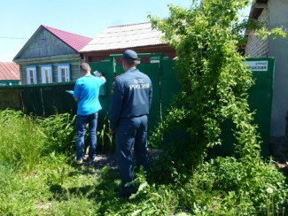 В центре Пензы рассказали о пожарной безопасности жильцам частных домов