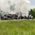 Опубликованы фото с места смертельного ДТП с бензовозом в Пензенской области