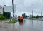 Пензенские коммунальщики вышли на борьбу с последствиями непогоды