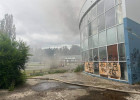 В Заречном Пензенской области вспыхнуло здание заброшенного кафе