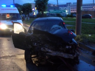 В Кузнецке водитель «Гранты»  на полном ходу сбил пешехода