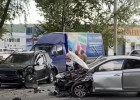 Появилось видео с места серьезной аварии на улице Ладожской в Пензе