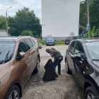Ленинский район Пензы очистили от мусора и объявлений