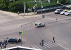 На одном из пензенских перекрестков разбилась машина такси