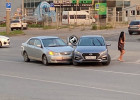 На проспекте Строителей в Пензе образовалась пробка из-за ДТП