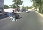 В сети опубликовано жесткое видео момента ДТП с пешеходом в Пензе