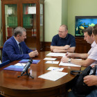 Губернатор Мельниченко встретился с председателем ДОСААФ России Колмаковым в Пензе