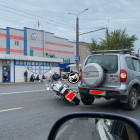 ДТП с мотоциклистом в Терновке: пострадавшему оказали помощь