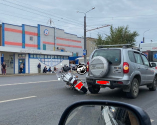 ДТП с мотоциклистом в Терновке: пострадавшему оказали помощь