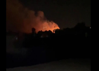 Пензенцы опубликовали видео пожара в бане в Веселовке