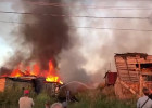 Семь спецмашин и 25 человек тушили крупный пожар под Пензой
