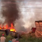 Семь спецмашин и 25 человек тушили крупный пожар под Пензой