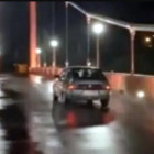 У водителя, который проехал по пешеходному мосту Дружбы в центре Пензы, хотят отобрать права