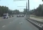 Появилось видео момента жесткой аварии в пензенском районе Терновка